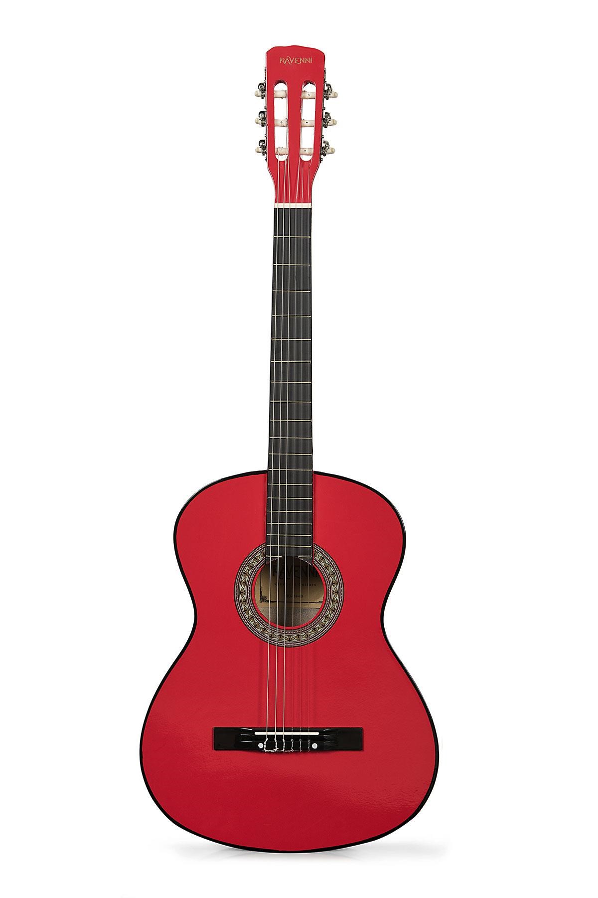 Ravenni 4/4 RCG 39 RED Kırmızı Klasik Gitar