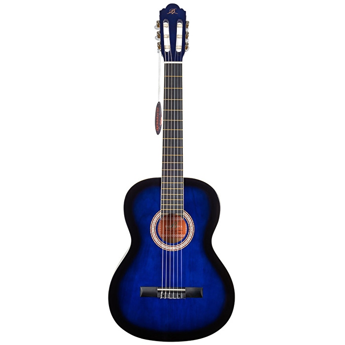 BARCELONA LC 3900 BB Mavi Siyah Sunburst Klasik Gitar